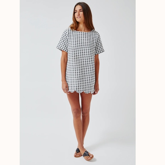 Lisa Marie Fernandez Scalloped Dress, NWT! - Picture 6 of 9